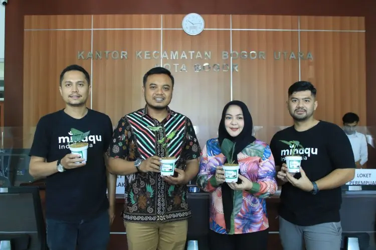Kantor Kecamatan Bogor Utara Makin Cantik dan Sejuk Dengan Ratusan Tanaman Hias Minaqu Indonesia 