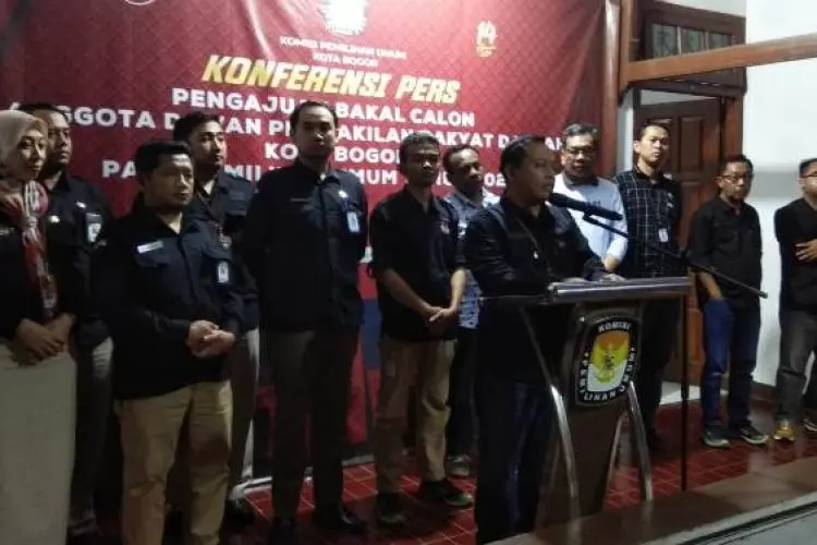 Partai Garuda Absen Daftarkan Bacaleg ke KPU Kota Bogor
