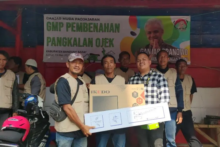 Gelar Baksos, GMP Benahi Pangkalan Ojek di Bandung Barat