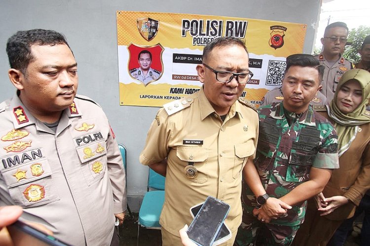 Polisi Bogor Dapat Tambahan Tugas, Jaga RW dan Ikut Mengajar
