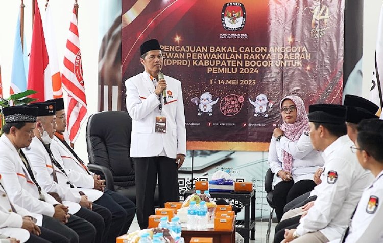 Di Kabupaten Bogor pun PKS menjadi Parpol Pertama yang Daftar Bacalegnya ke KPU