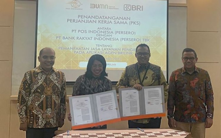 Kolaborasi Pos Indonesia dan BRI Bersama Bangun Ekonomi Bangsa