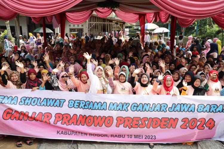 Pekuat Persaudaraan, Mak Ganjar Jabar Gelar Silaturahmi dan Gema Selawat di Kabupaten Bogor