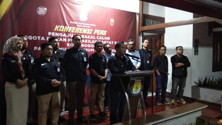 17 Partai di Kota Bogor Daftarkan 833 Bacaleg, Satu Partai Absen
