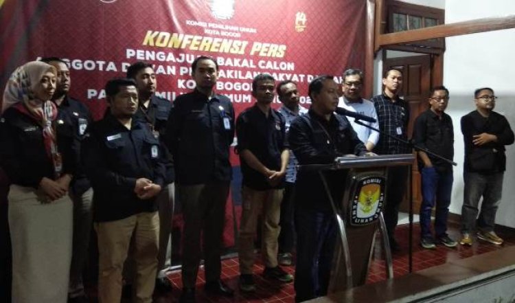 Partai Garuda Absen Daftarkan Bacaleg ke KPU Kota Bogor