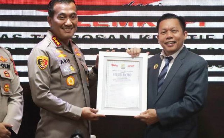 Polresta Cirebon Terima Dua Penghargaan Sekaligus dari Lemkapi