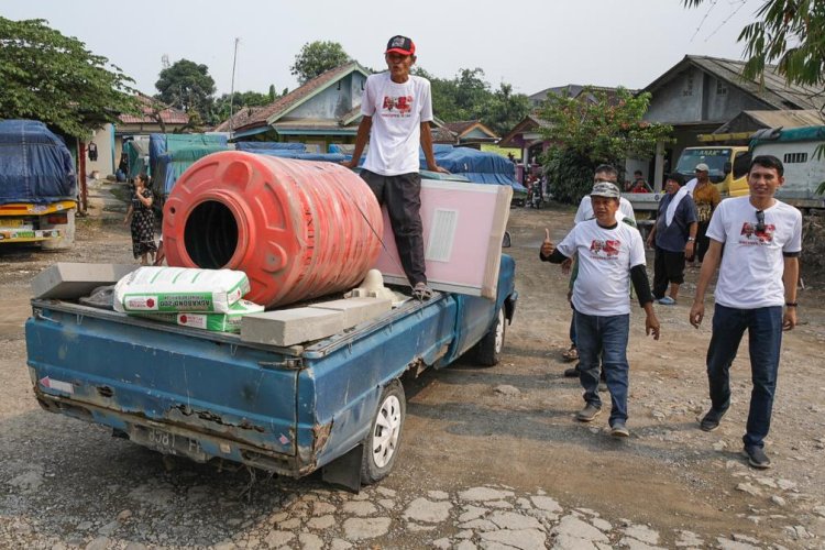KST Bantu Renovasi Pangkalan Truk di Kabupaten Bogor