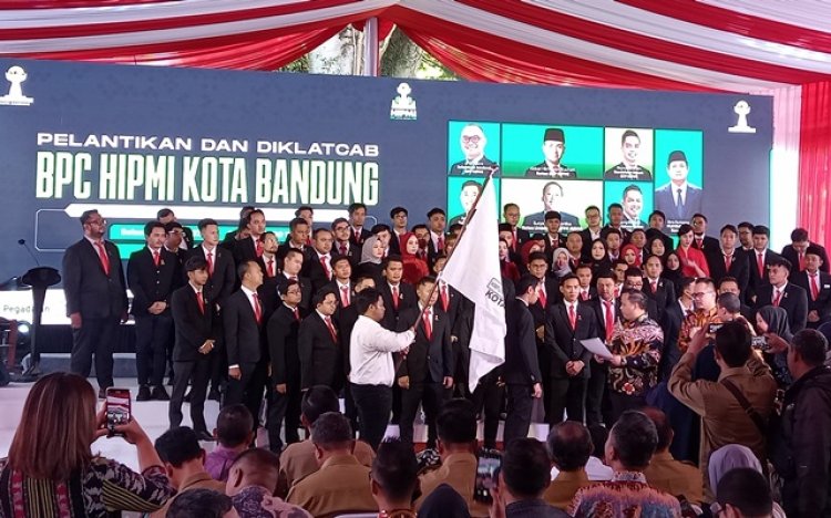Kepengurusan Hipmi Kota Bandung Periode 2023-2026 Resmi Dilantik, Ini Pesan Plh Wali Kota Bandung