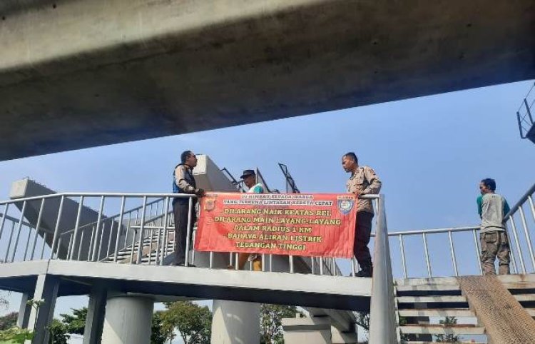 Dukung Uji Coba Kereta Cepat Jakarta Bandung, Polrestabes Bandung Sebar Personel di Belasan Titik