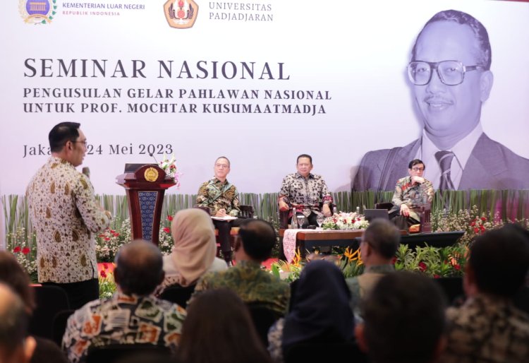 Pengusulan Prof. Mochtar  Pahlawan Nasional, Ridwan Kamil Minta Dukungan Pusat