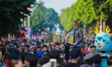 Meriahnya Arak-arakan Helaran Hari Jadi Bogor Disambut Antusias Warga
