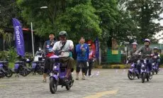 Tarif Sewa Motor Listrik Beam di Kota Bogor Turun 50 Persen 