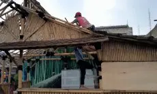 Ratusan Rumah di Baleendah Terkena Angin Puting Beliung