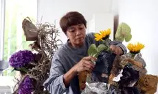 FOTO: Seni Merangkai Bunga ala Jepang