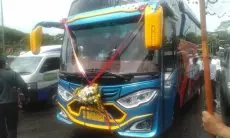 Lima Unit Bus Madona Disiapkan Dishub KBB sebagai Feeder Kereta Cepat Jakarta Bandung di Stasiun Padalarang 