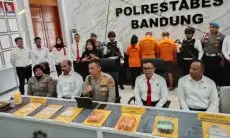 Pasangan Suami Istri dan Tiga Kilogram Lebih Sabu Siap Edar Berhasil Diamankan Polrestabes Bandung