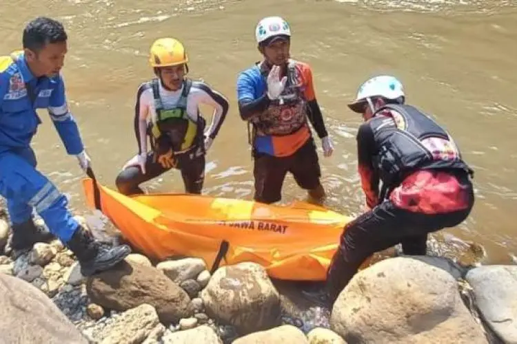 Korban Kedua Tenggelam di Cimanuk Ditemukan pada Hari Ketiga Pencarian di Garut