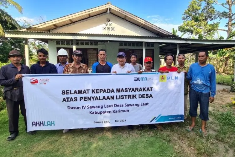 Lewat PMN, PLN Berhasil Terangi Dua Dusun Terpencil di Kepulauan Riau