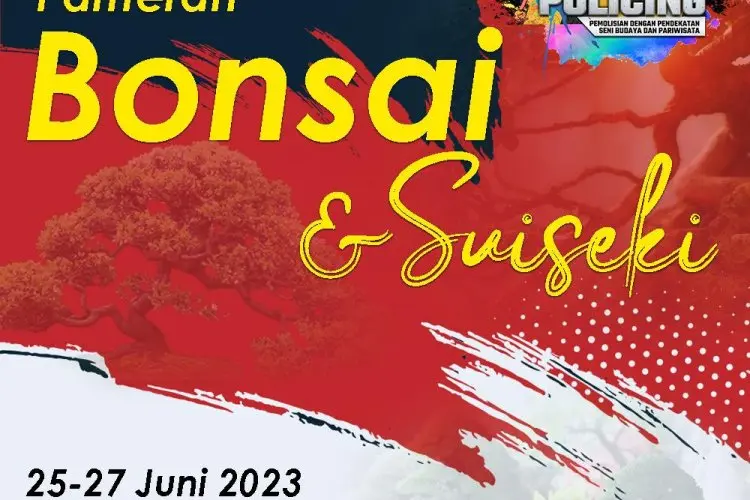 Bulan Bhakti Bhayangkara, Sespim Lemdiklat Polri Gelar Pameran Bonsai