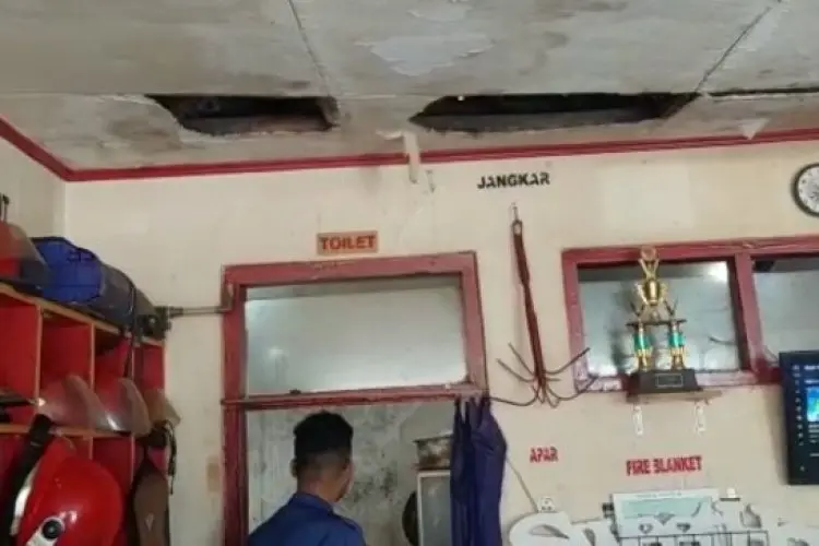 Poswil Damkar Cililin Kembali Tempati Bangunan Lama yang Memprihatinkan