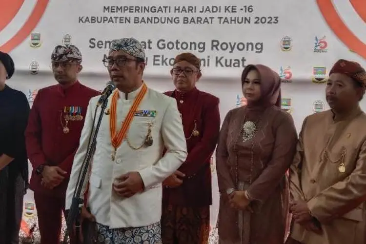 Hadiri HUT ke-16 KBB, Gubernur Jabar Ridwan Kamil Titipkan Pesan ini ke Forkopimda 