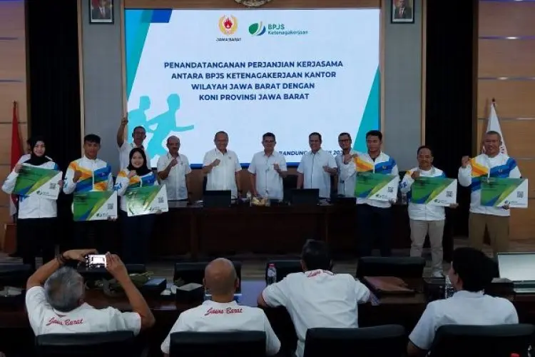 KONI Jabar Jalin Kerjasama Dengan BPJS Ketenagakerjaan