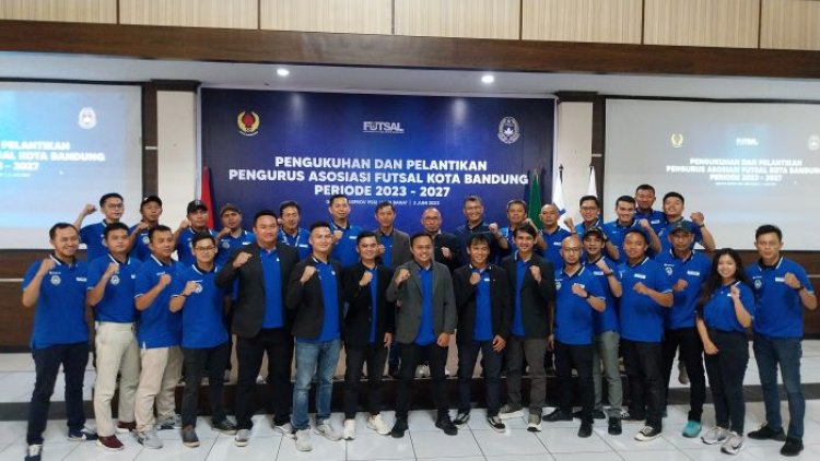 Resmi Dilantik, Ini Target Kepengurusan Asosiasi Futsal Kota Bandung Dibawah Kepemimpinan Afwan Abdul Gofur