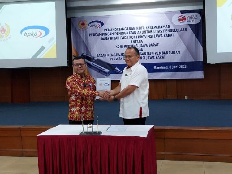 Penyaluran Dana Hibah, KONI Jabar Jalin Kerjasama dengan BPKP Jawa Barat