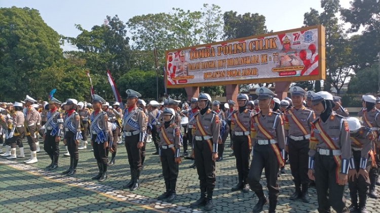 Lomba Polisi Cilik, Meriahkan HUT Bhayangkara ke-77