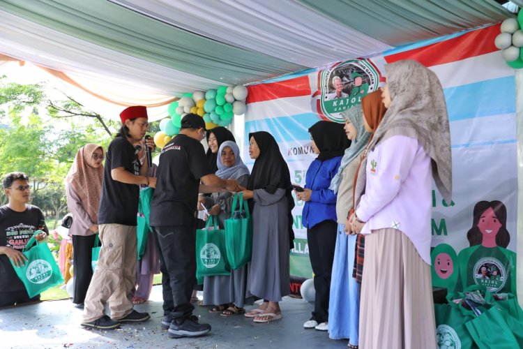 Komunitas Ojol Ganjar Gelar Santunan Anak Yatim di Bogor