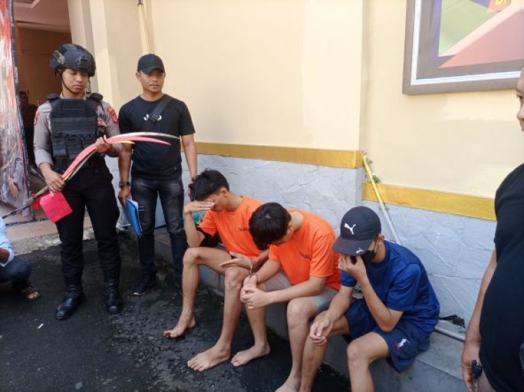 Polisi Ringkus Pelajar SMP Pembawa Celurit, Dua Tawuran Antar Geng Berhasil Digagalkan 