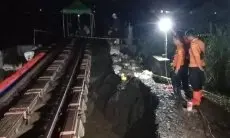 Longsor Ciadeg, Kereta Bogor-Sukabumi Berhenti Operasi Sementara