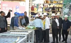 Presiden Joko Widodo Cek Langsung Pembuatan Patung Garuda Istana Kepresidenan di Nyoman Nuarta Gallery