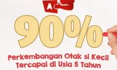 Nutrisi Relatif Menentukan Prestasi Anak, 90 Persen Perkembangan Otak Terjadi pada Usia 5 tahun 