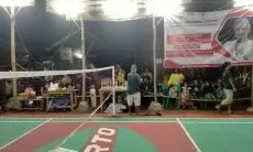 Ganjar Milenial Gelar Turnamen Badminton di Cirebon