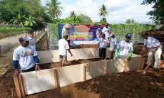 Bareng Petani Banjar, Ganjar Sejati Bangun Bak Penampungan Air