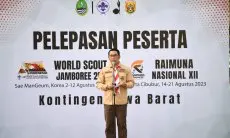 Wakili Indonesia di Jambore Pramuka Dunia, Ridwan Kamil Lepas Kepergian Kontingen Jabar