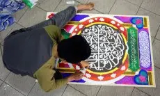 Foto: Lomba Seni Kaligrafi Pada MTQ 2023 Tingkat Kota Bandung