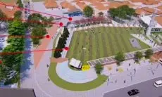 Progres Alun-alun Cililin Capai 87 Persen, Little Madinah Bakal Dipasangi Payung Seperti di Masjid Nabawi