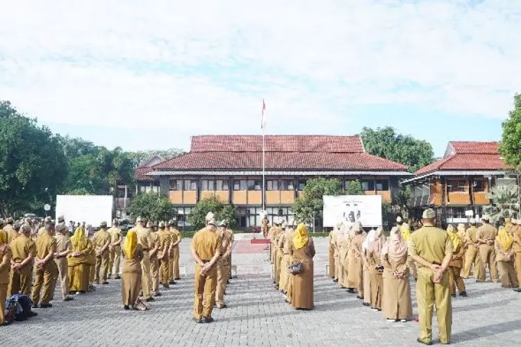 Wabup Garut Helmi Budiman Berang Lantaran Banyak ASN Telat Apel Hari Pertama Masuk Kerja Usai Libur Iduladha
