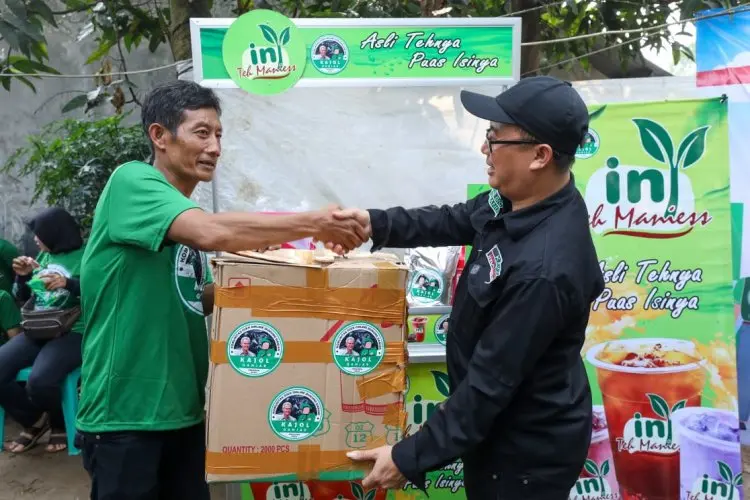 Komunitas Ojol Ganjar Resmikan Basecamp di Citeureup Bogor 