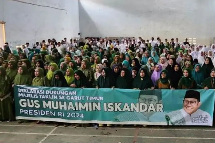 600 Jamaah Sejumlah Majelis Taklim di Garut Timur Dukung Gus Imin Capres 2024