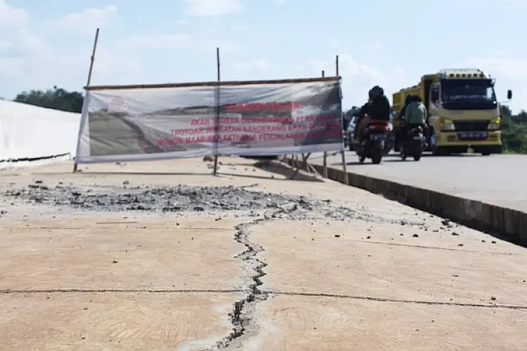 Usai Dinyatakan Gagal Bangun, DPRD Kabupaten Bogor Minta Jembatan Bomang Dibangun Ulang