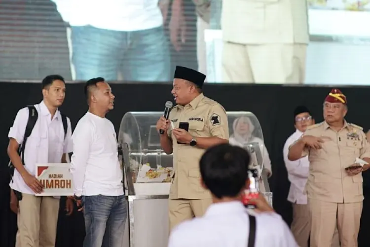 Kader Gerindra di Dapil III Kabupaten Bogor, Dibanjiri Hadiah