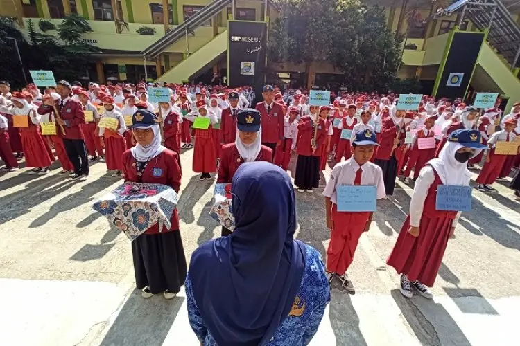 Foto : Kegiatan MPLS di SMP Negeri 23 Kota Bandung