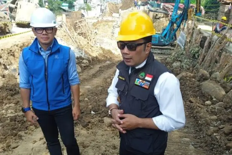 Sidak ke Proyek Revitaliasi Jembatan Otista Kota Bogor, Ridwan Kamil Harapkan Bisa Menjadi Ikon Anyar Wisata