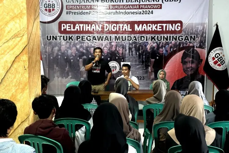 Ganjaran Buruh Adakan Pelatihan Digital Marketing Untuk Pekerja Muda di Kuningan
