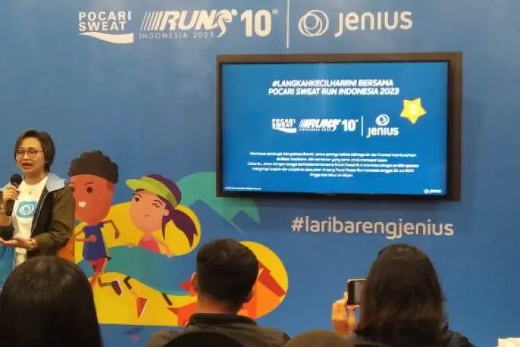 Kolaborasi Jenius Dukung Pocari Sweat Run Indonesia 2023 di Bandung