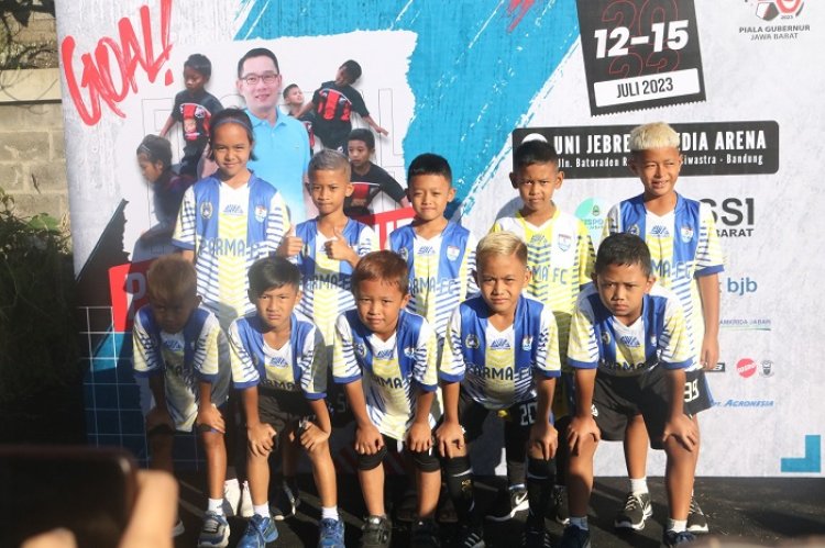 Piala Gubernur Jabar UNI Football Development 2023 Jadi Bukti Ridwan Kamil Konsen Perkembangan Persepakbolaan Usia Dini