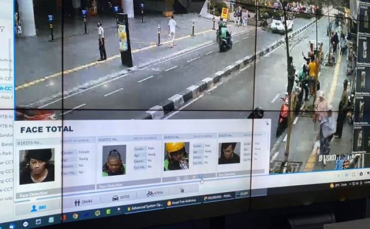 Kamera CCTV Pemkot Bandung Dilengkapi Analytics Face Recognition